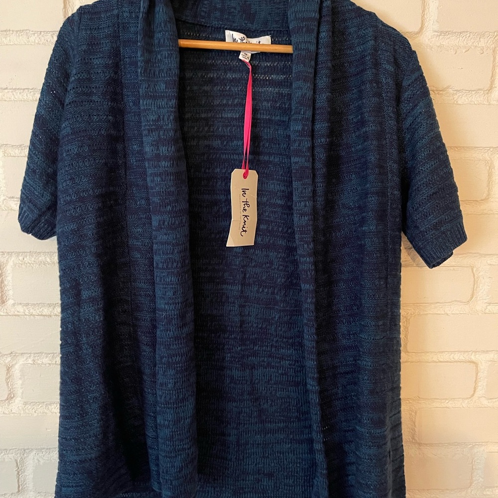 The Limited Deep Blue Cardigan - In the Knit capsule